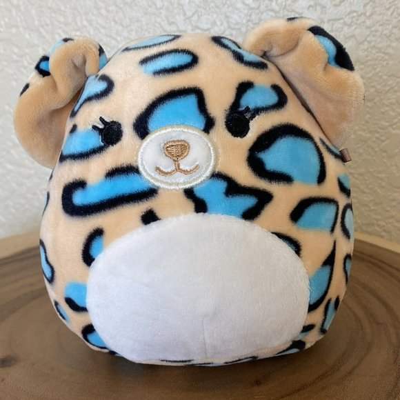 Squishmallows Other - Liv The Leopard Cheetah Squishmallow mini blue spots Teal